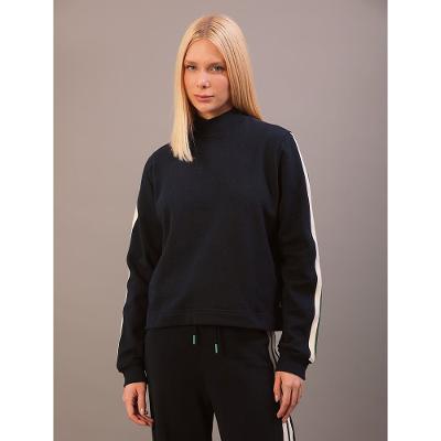 Moletom Calvin Klein Jeans Feminino Retilínea Lateral - Marinho