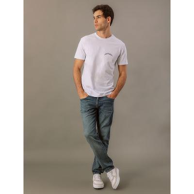 Camiseta Manga Curta Calvin Klein Jeans Masculino Logo College - Branco