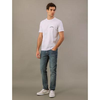 Camiseta Manga Curta Calvin Klein Jeans Masculino Logo College - Branco