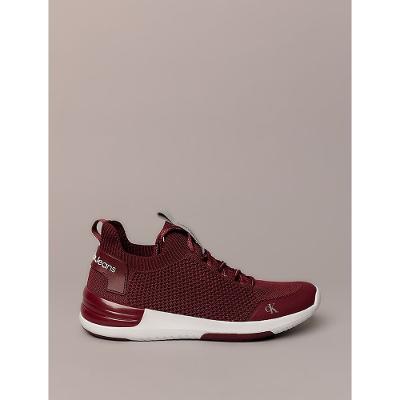 Tênis Calvin Klein Jeans Feminino Air Knitting - Bordo