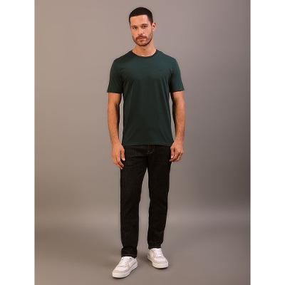 Camiseta Manga Curta Calvin Klein Jeans Masculino Logo Basico Peito - Militar