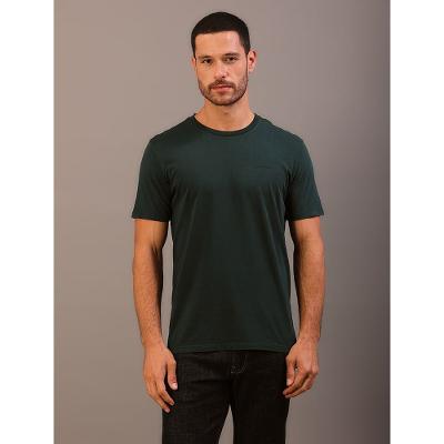 Camiseta Manga Curta Calvin Klein Jeans Masculino Logo Basico Peito - Militar