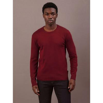 Suéter Tricot Gola Careca Viscose - Bordo
