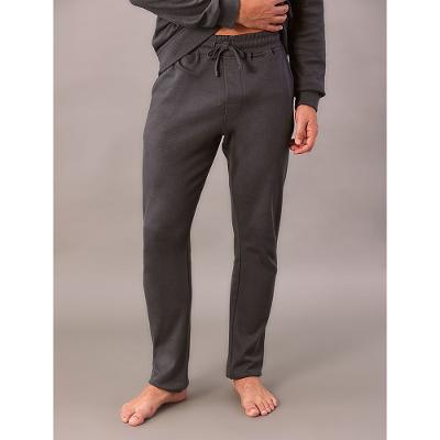 Calça Reta Masculino Bolsos Suedine - Chumbo