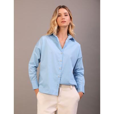 Camisa Over Calvin Klein - Azul Bebe
