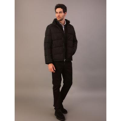 Jaqueta Calvin Klein Jeans Matelassê Com Zíper Duplo - Preto