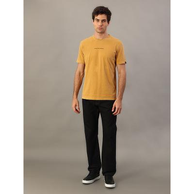 Camiseta Manga Curta Calvin Klein Jeans Masculino Enjoy The Present - Chumbo