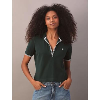 Polo Calvin Klein Jeans Feminino - Verde Médio