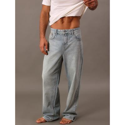 Calça Jeans Baggy 5 Pockets - Azul Claro