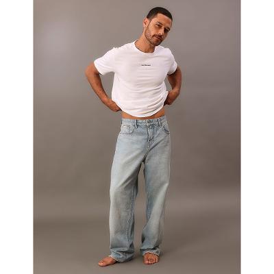 Calça Jeans Baggy 5 Pockets - Azul Claro