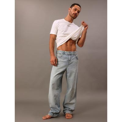 Calça Jeans Baggy 5 Pockets - Azul Claro