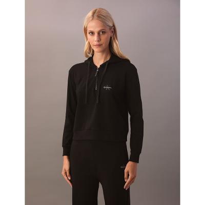 Blusão Feminino Manga Longa Calvin Klein Loungewear - Preto