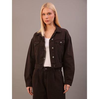Jaqueta Color Feminina Over - Marrom