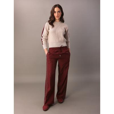 Tricot Calvin Klein Jeans Feminino Faixa Lateral Contrastante - Caqui Claro