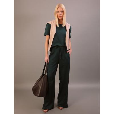 Camisa Manga Longa Calvin Klein Jeans Feminino Punhos Largos - Foto Errada - Verde Médio