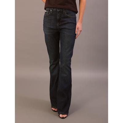 Calça Jeans Flare Feminina Bordado B. Traseiro - Marinho