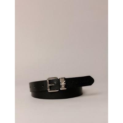 Cinto Calvin Klein Jeans Feminino Passante Metal Ck - Preto
