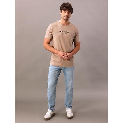 Camiseta Manga Curta Calvin Klein Jeans Masculino (Eco) Conscious - Caqui Medio