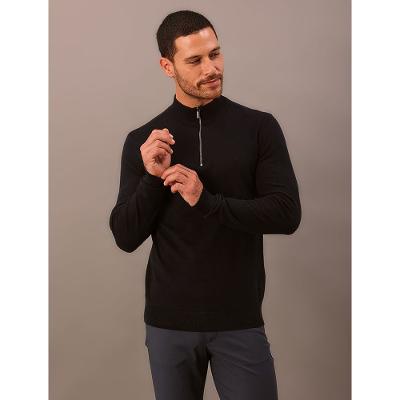 Suéter Tricot Masculino Cks Meio Zíper - Marinho