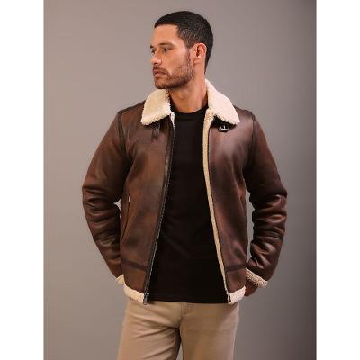 Jaqueta Masculina Suede Calvin Klein - Marrom