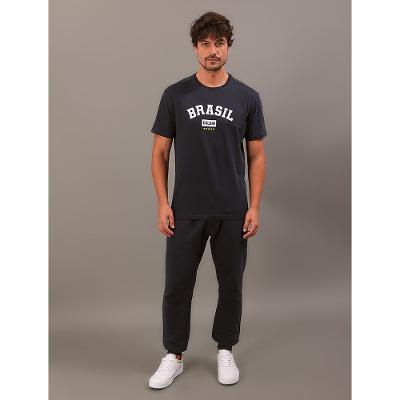 Camiseta Manga Curta Calvin Klein Jeans Masculino Copa - Marinho