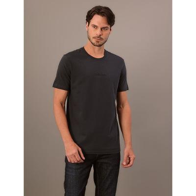 Camiseta Manga Curta Calvin Klein Masculino Calvin Klein Bordado - Marinho