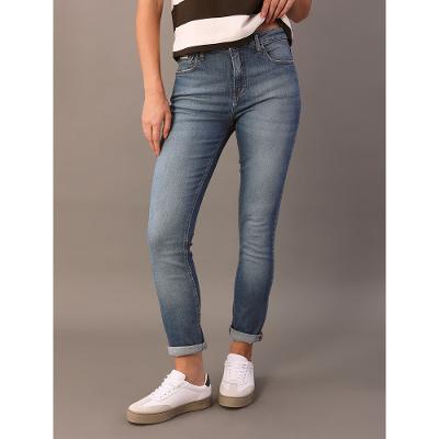 Calça Jeans New Skinny Feminina 5 Pockets - Azul Médio