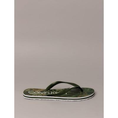 Chinelo Swim Flores - Militar