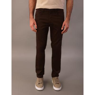 Calça 5 Pockets Lisa - Marrom
