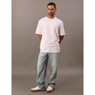 Camiseta Manga Curta Calvin Klein Jeans Masculino Oversized Calvin Klein Manga - Off White