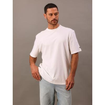Camiseta Manga Curta Calvin Klein Jeans Masculino Oversized Calvin Klein Manga - Off White