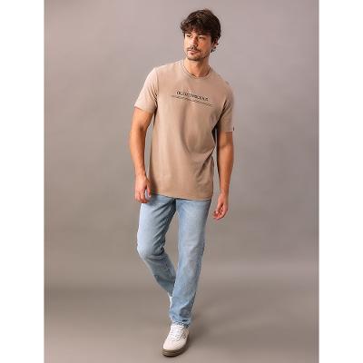 Calça Jeans Slim 5 Pockets - Azul Claro