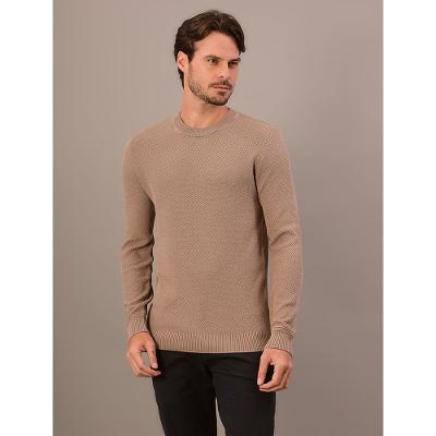 Tricot Masculino Cks Ponto Arroz - Caqui Medio