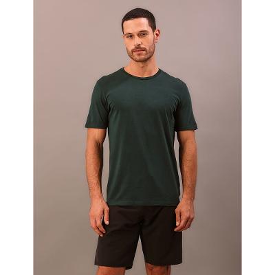 Camiseta Manga Curta Swimwear Masculino Logo Costas - Verde Médio