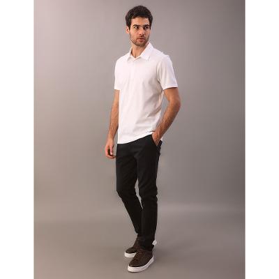 Polo Calvin Klein Manga Curta - Branco