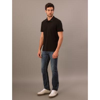 Calça Jeans Slim Five Pockets - Azul Escuro