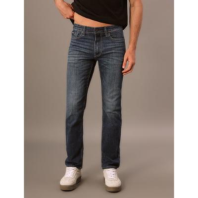Calça Jeans Slim Five Pockets - Azul Escuro