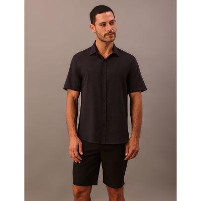 Camisa Manga Curta Cotton Flamê - Marinho