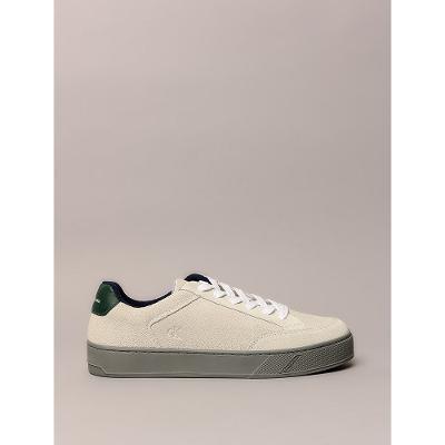 Tênis Calvin Klein Jeans Palito Side Small Ck - Cinza Claro