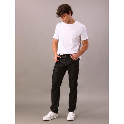 Calça Jeans Slim Raw Denim - Marinho