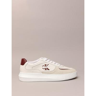 Tênis Calvin Klein Jeans Chunky Embossed Layers - Branco