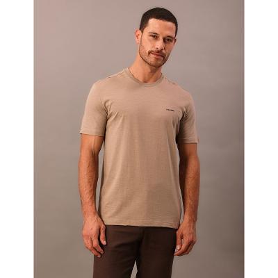 T-Shirt Manga Curta Flame - Caqui Medio