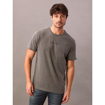 Camiseta Manga Curta Calvin Klein Jeans Masculino Enjoy The Present - Havana
