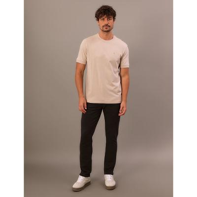 Calça 5 Pockets Moletom Skinny Mescla - Chumbo