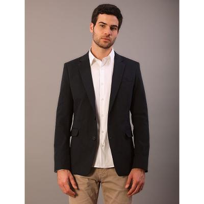 Blazer Slim Cotelê - Marinho