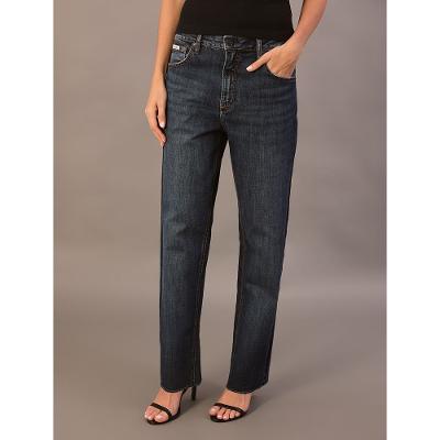 Calça Jeans Straight Feminina B. a Fio - Marinho