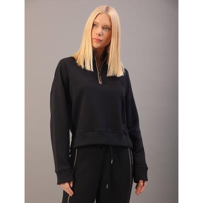 Casaco Calvin Klein Jeans Feminino Detalhe Friso - Preto