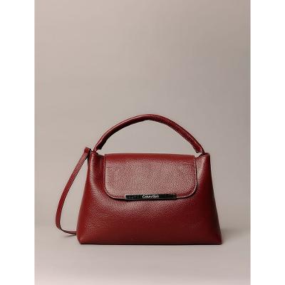 Bolsa Grande Calvin Klein Feminina Placa Calvin Klein - Bordo