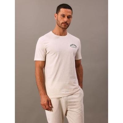 Camiseta Masculino Meia Malha Linho Heritage - Off White