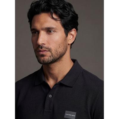 Polo Logo Ckj Retangulo - Preto